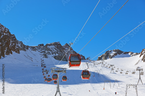 Mountains ski resort - Innsbruck Austria