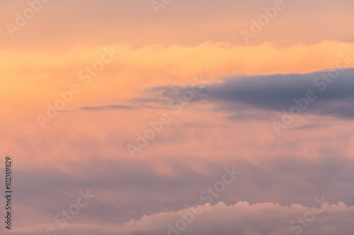 bright sunset sky background