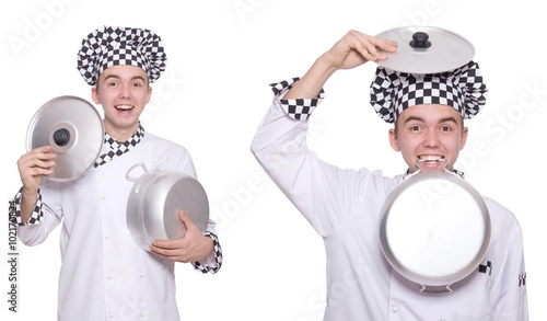 Wallpaper Mural Set of photos with funny cook Torontodigital.ca