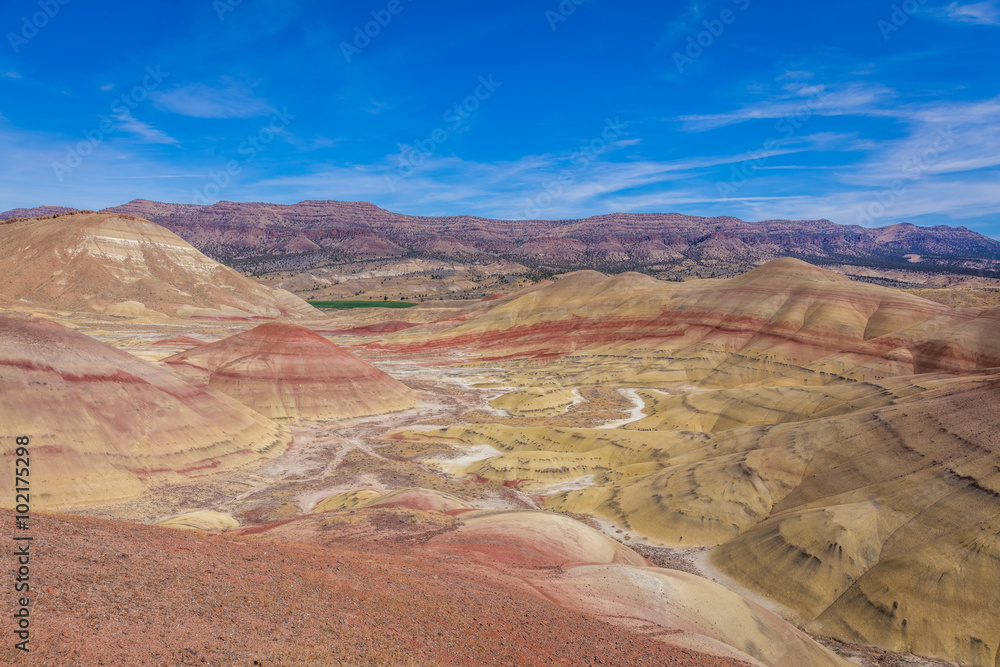Carrol Rim trail, Pained Hills, John Day Fossil Beds National Monument, Oregon