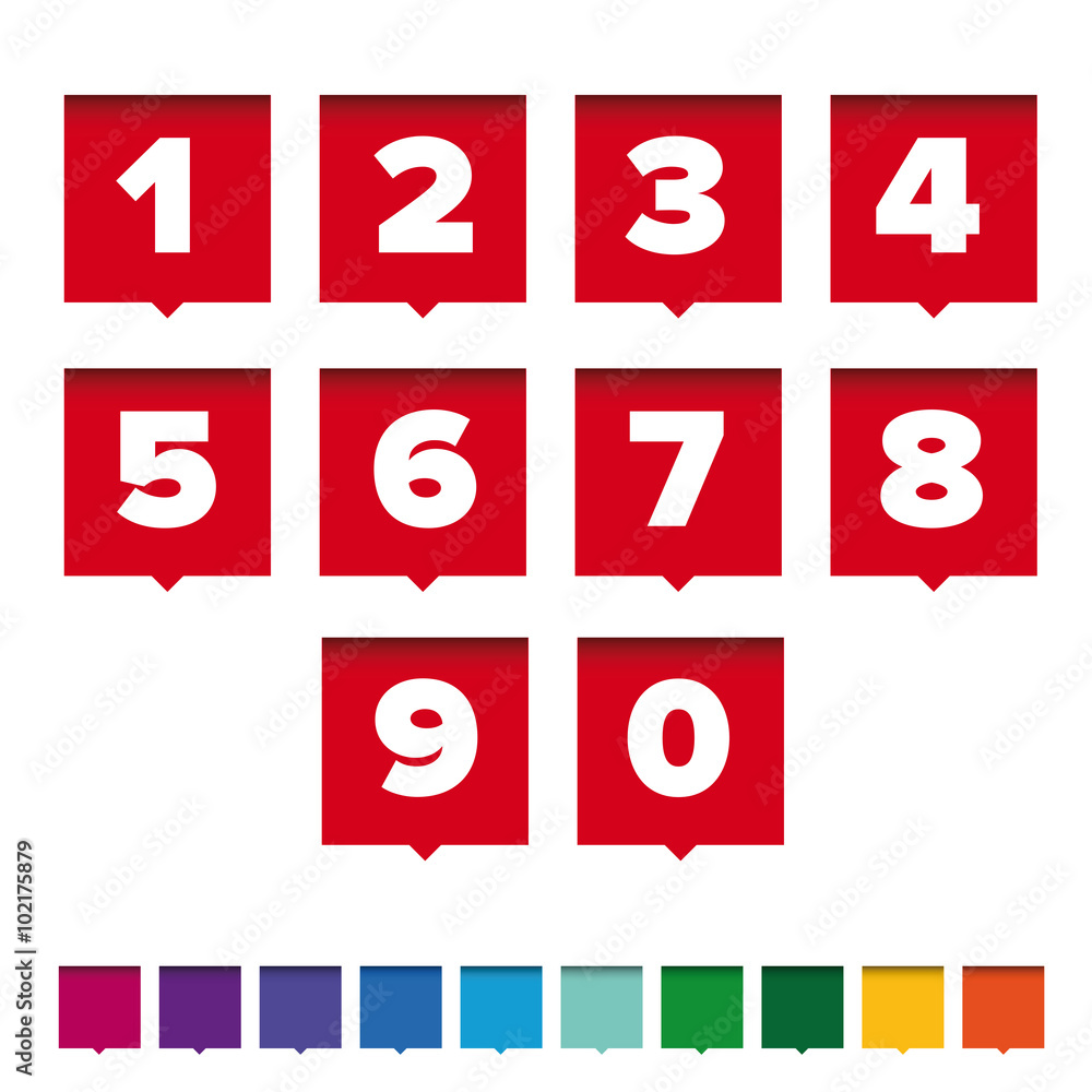 Number set vector pointer Number set vector pointer