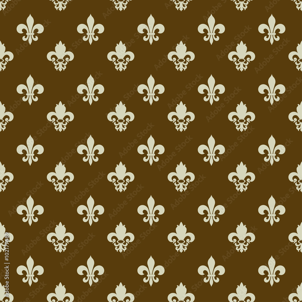 Fleur-de-lys seamless pattern Fleur-de-lys seamless pattern