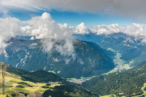 Dolomites Italy - Val Gardena -  Passo Sella