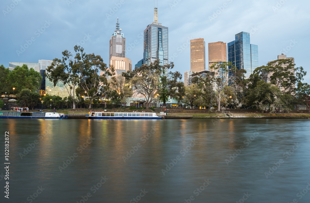 Melbourne cityscape, Australia.