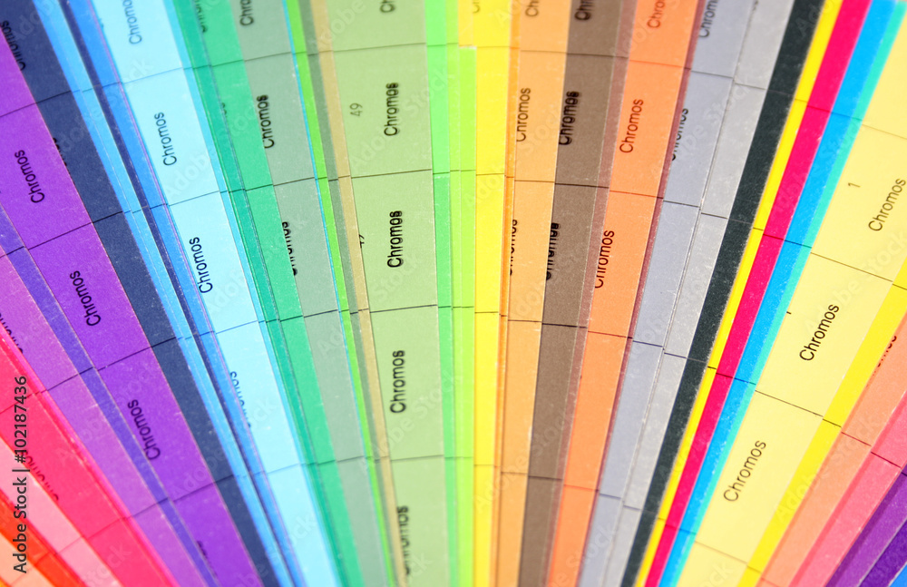Fototapeta premium Paper color samples for selection 