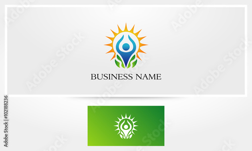 Natural Living Healthy Logo