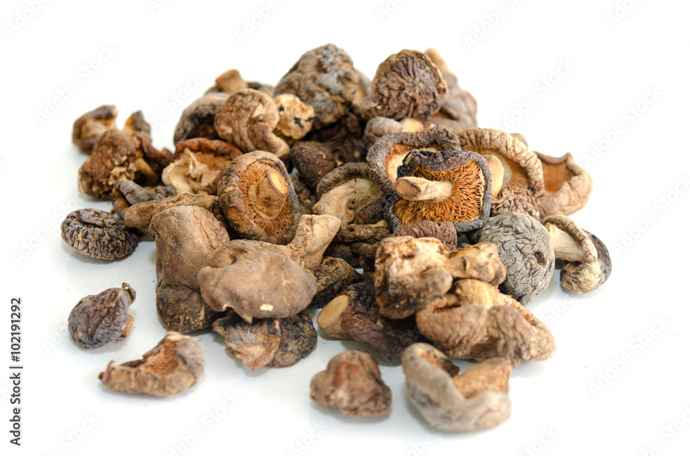 shiitake mushrooms.
