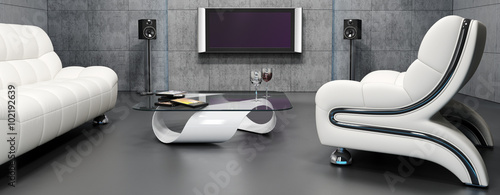 Bild auf Leinwand Home cinema (panoramic)