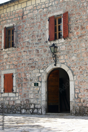Fototapeta Naklejka Na Ścianę i Meble -  Entrance to the Palace Billiards, Cetinje