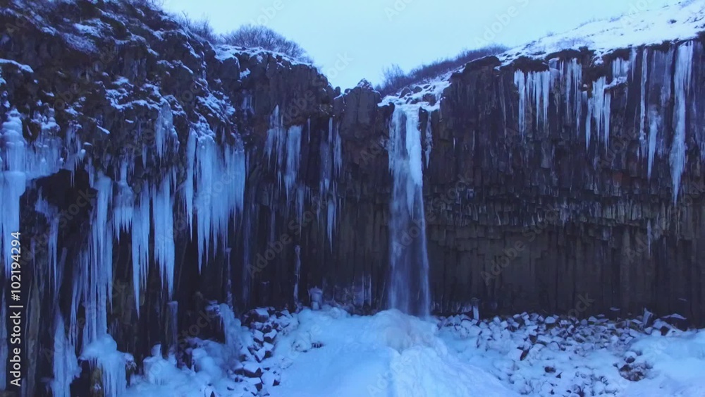 Svartifoss (Black Fall) Waterfall Iceland Svartifoss (Black Fall) Waterfall Iceland