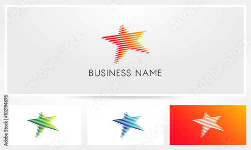 Striped Star Logo