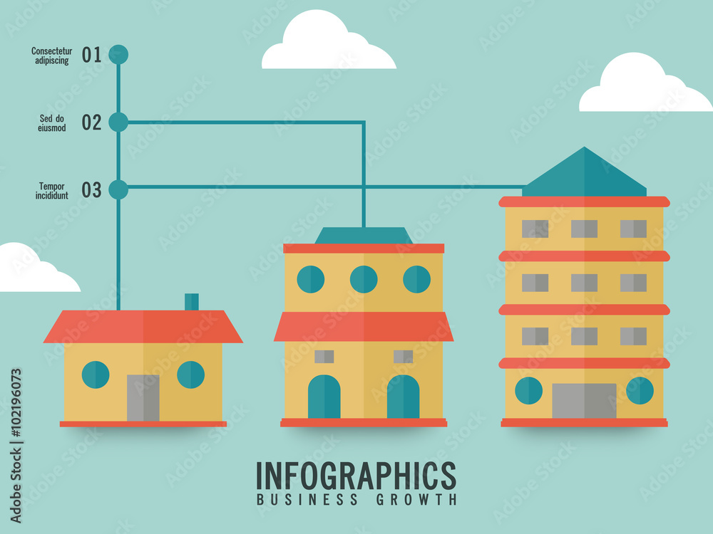 Business Infographic layout.