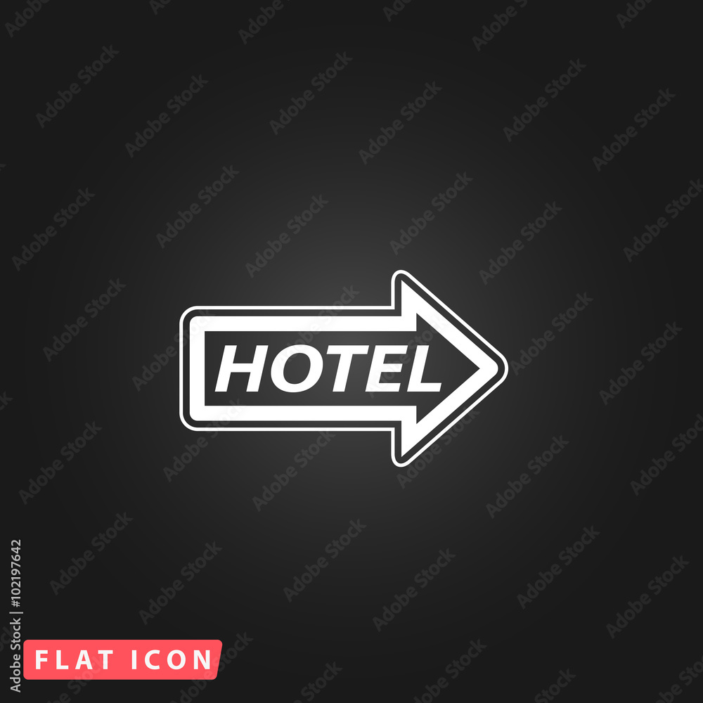 Obraz premium motel signboard vector