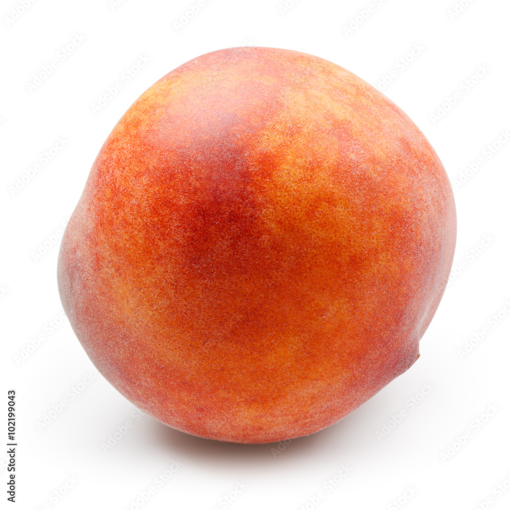 Peach. Fruit isolated on white. With clipping path. Peach. Fruit isolated on white. With clipping path.