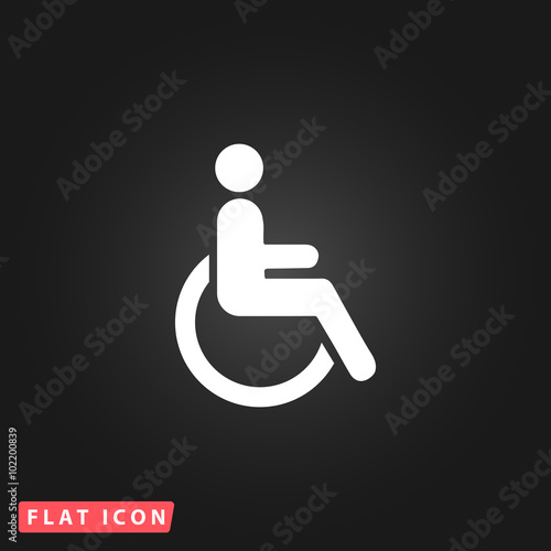 disabled flat icon