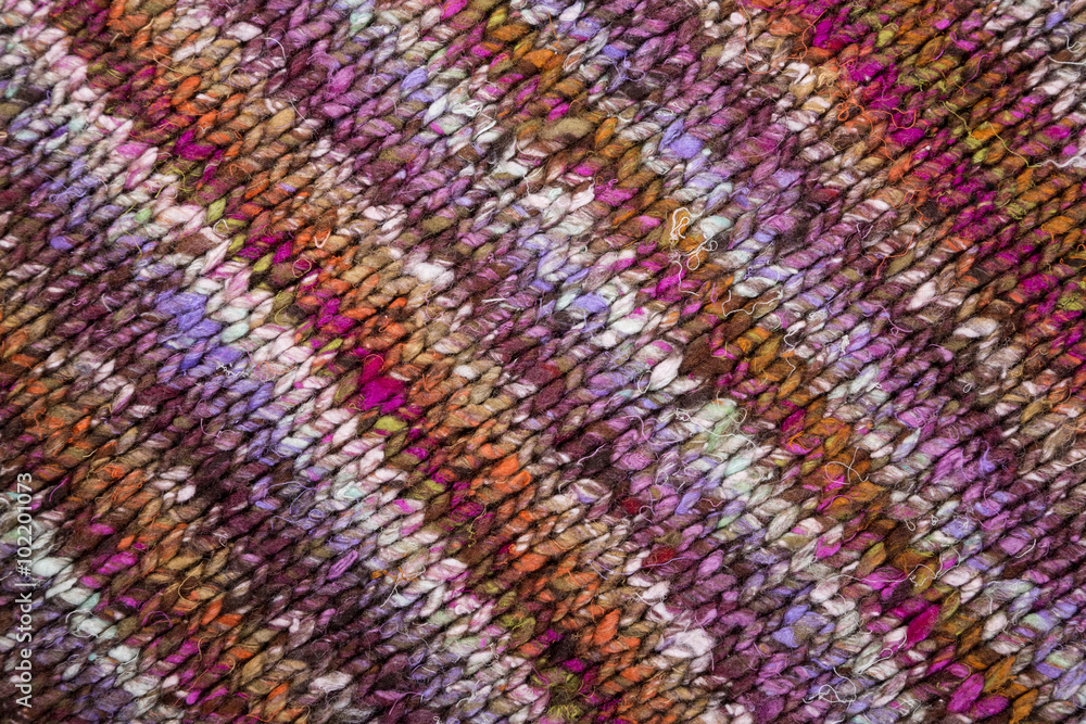 wool macro textile