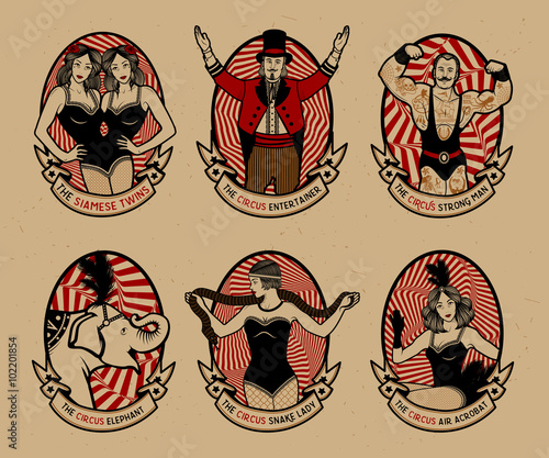 Pattern of the circus.