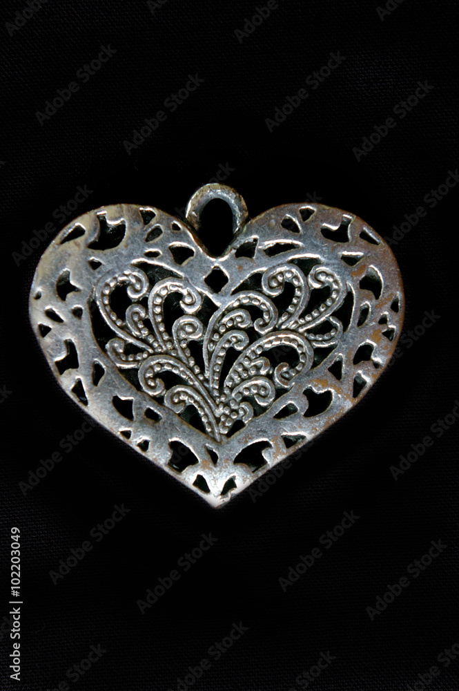 Heart shaped key ring Heart shaped key ring