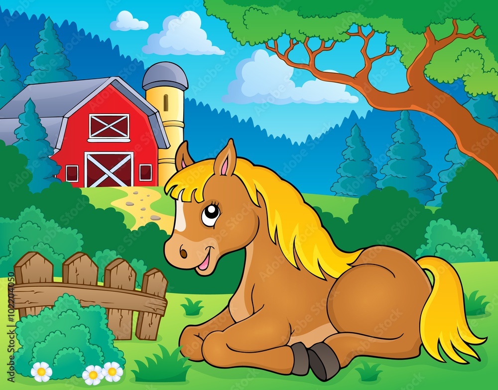 Fototapeta premium Horse topic image 2