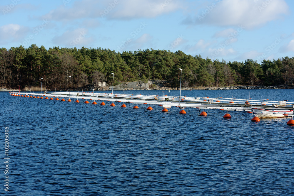 Obraz premium Empty marina