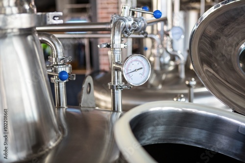 Large vats of beer photo