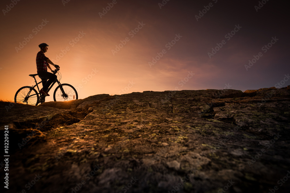 Fototapeta premium Concept vélo tout terrain loisirs