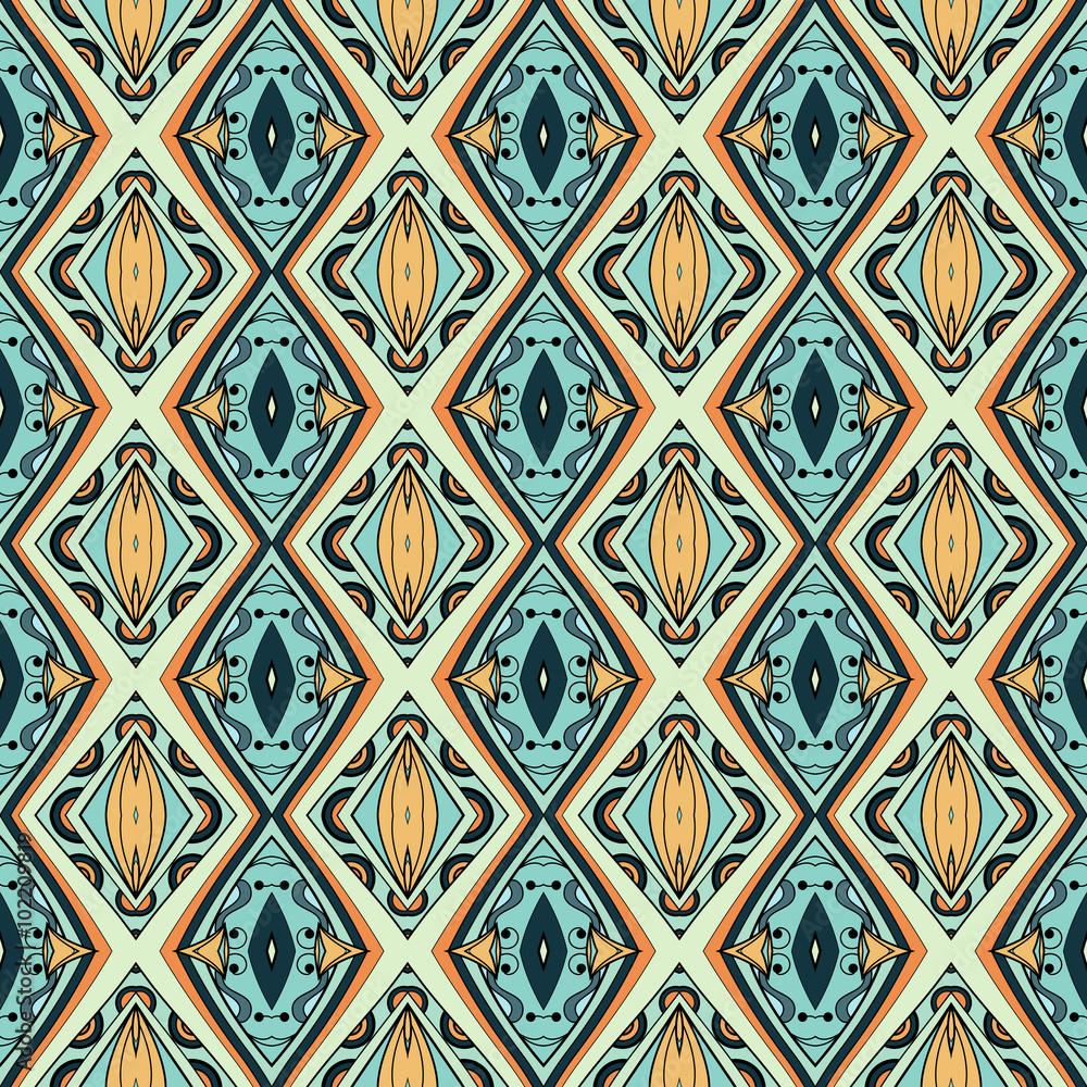 Vector Seamless Vintage Lace Pattern