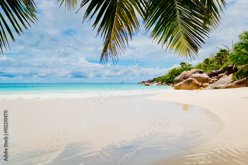 Fototapeta Naklejka Na Ścianę i Meble -  Anse Lazio beach, Praslin island, the Seychelles