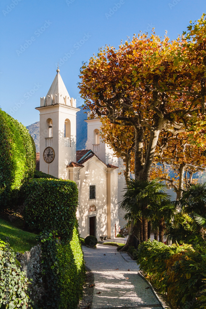 The park of Villa Balbianello in Lenno, Lake Como, Italy The park of Villa Balbianello in Lenno, Lake Como, Italy