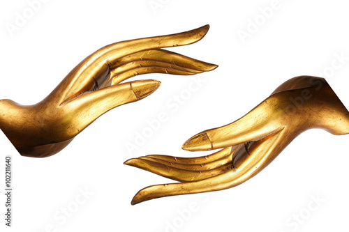 Hand Buddha gold