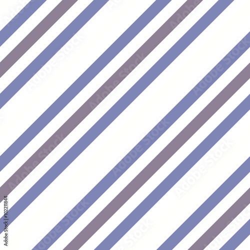 Seamless geometric pattern. Stripy texture for neck tie. Diagonal contrast strips on background. Blue, gray, white colors. Vector