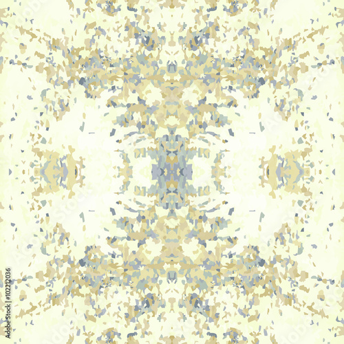 Seamless stone texture. Abstract snake, band view, mosaic, motley pattern. Ornamental collage. Gray, green soft colored background. Vector