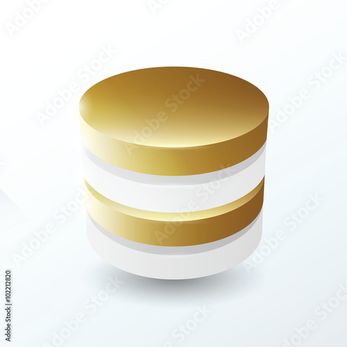 Circles 4 layer  gold color