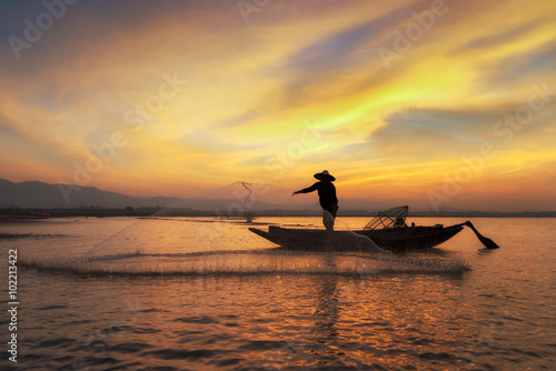 Fisherman in Inle lake