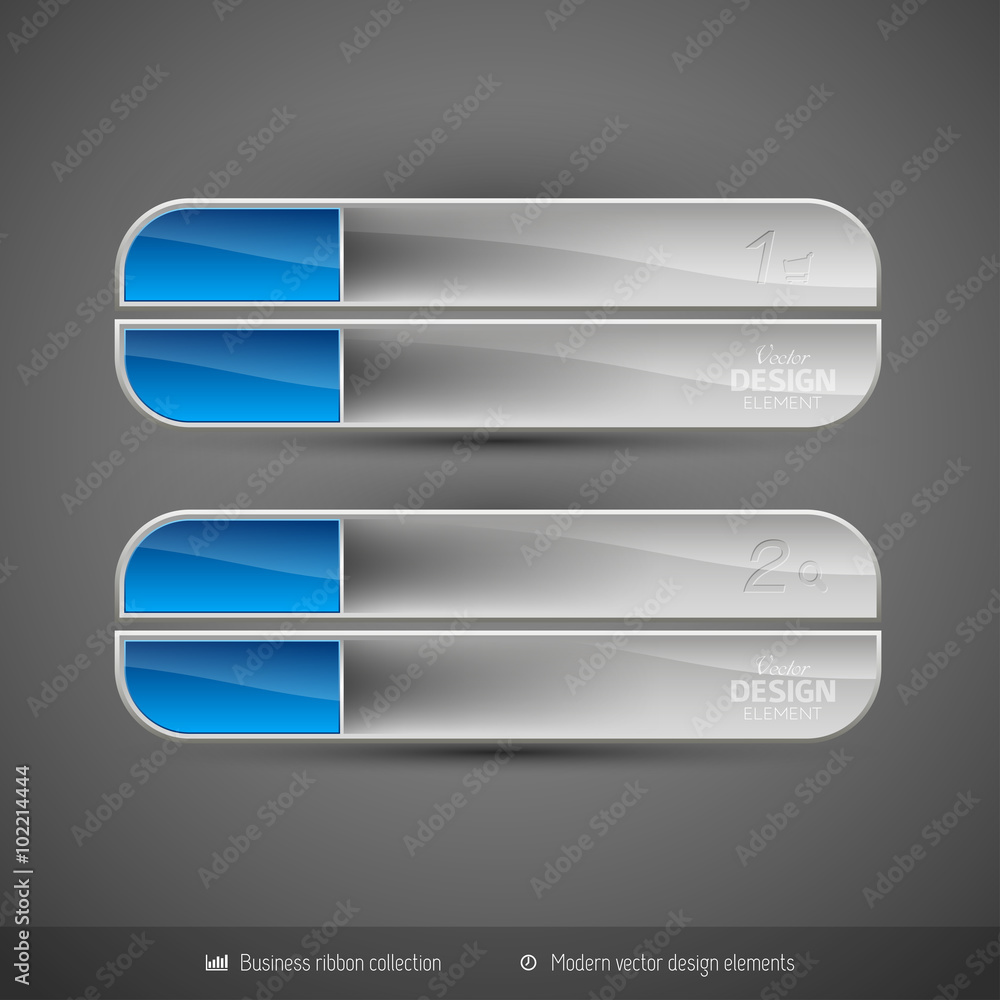 Vector business banners on the dark background for infographics Vector business banners on the dark background for infographics