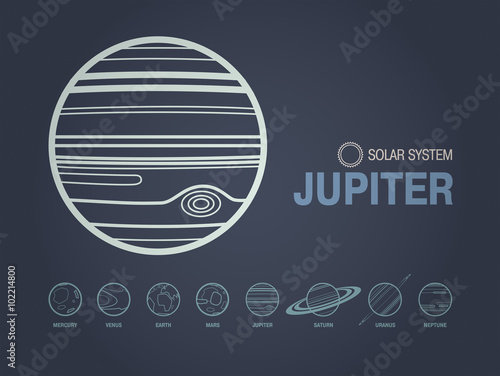 Planet Jupiter 