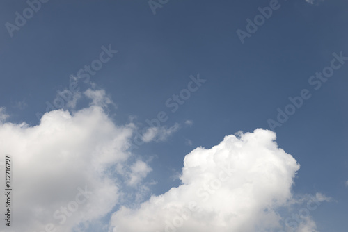 Cloudy blue sky abstract background © nattapan72
