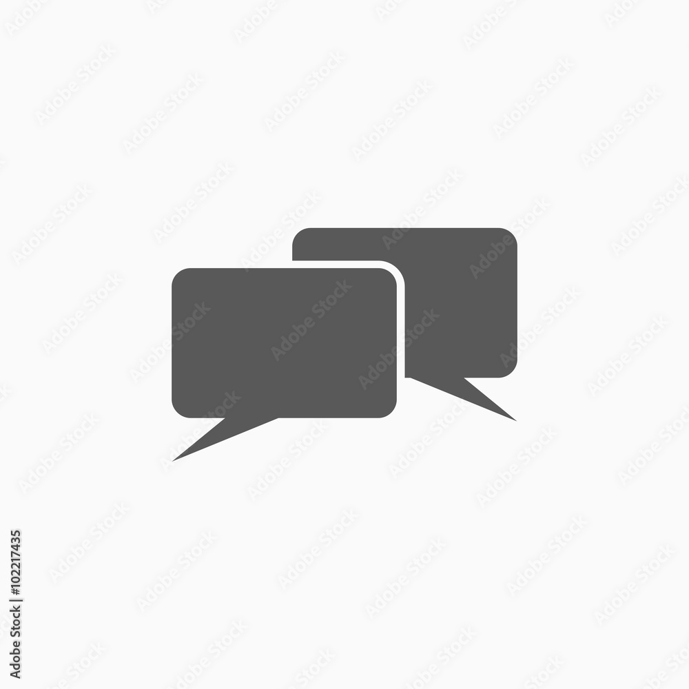 Naklejka premium chat icon