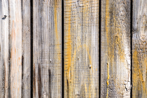 Wood texture background, yellow and gray painted © alicja neumiler
