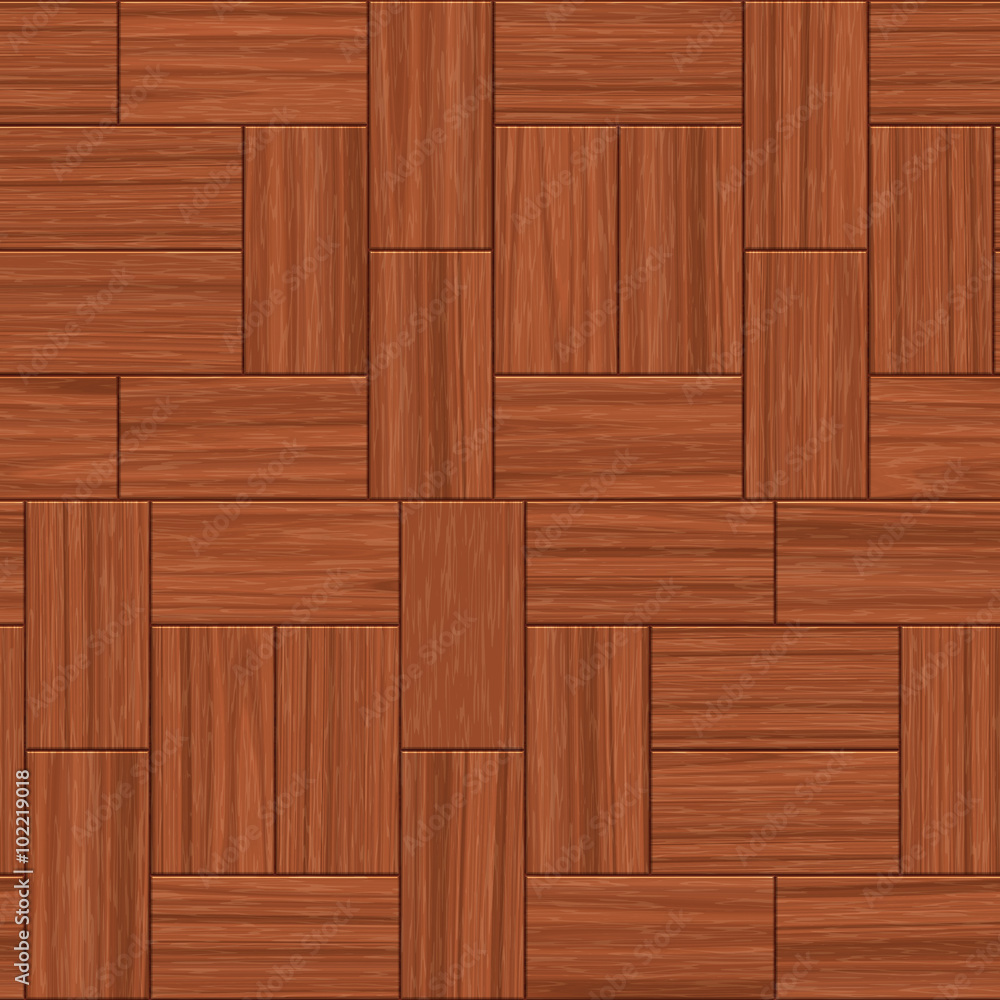 Fototapeta premium Seamless wood parquet texture illustration