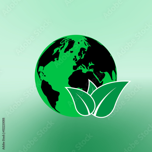 Eco planet icon
