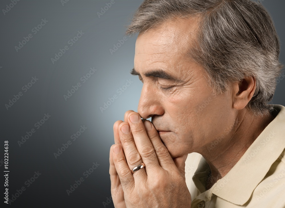 Praying. Praying.