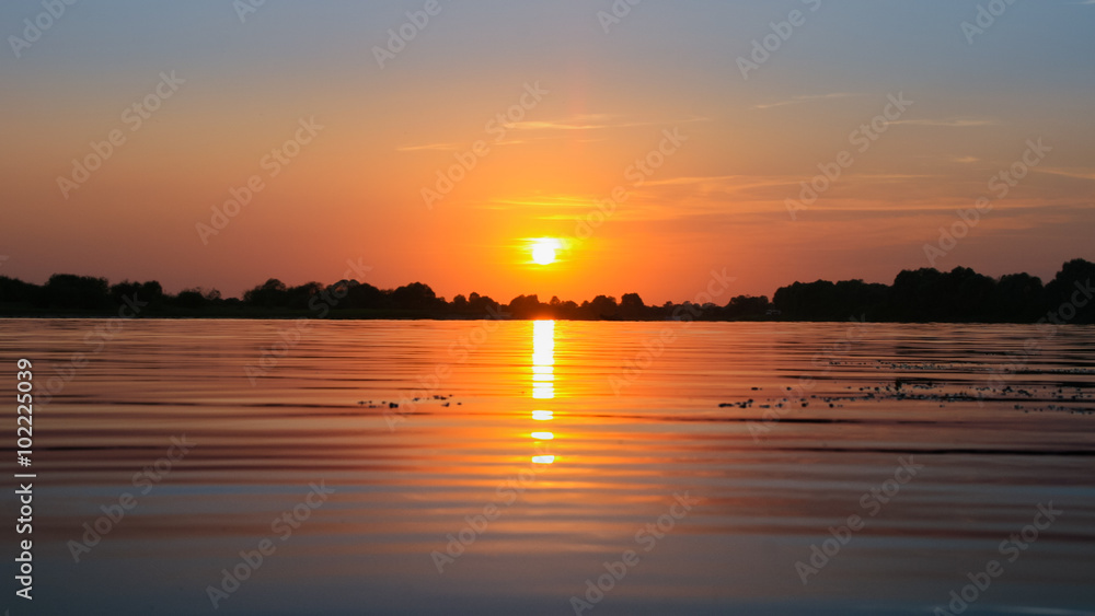 Fototapeta premium Закат на Припяти