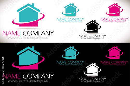 logo maison construction artisan