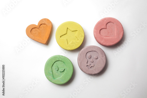 Ecstasy pills photo