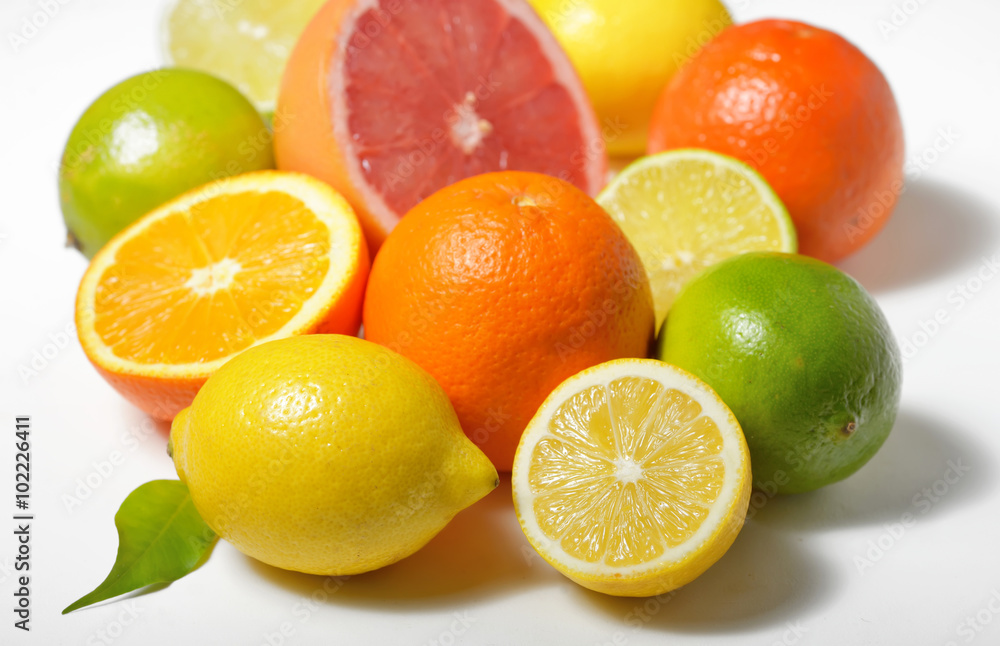 citrus fruits isolated citrus fruits isolated