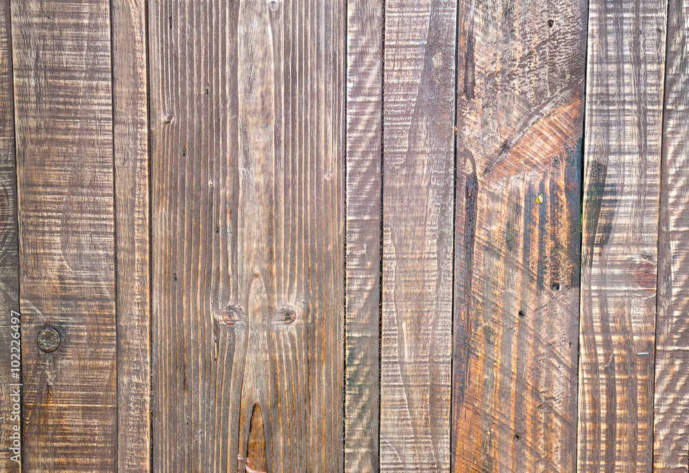 Fototapeta premium vintage wood background texture with knots and nail holes