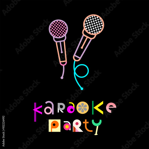 Karaoke Party Poster