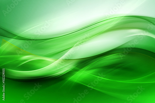 Abstract beautiful motion green background for design. Modern bright digital illustration.