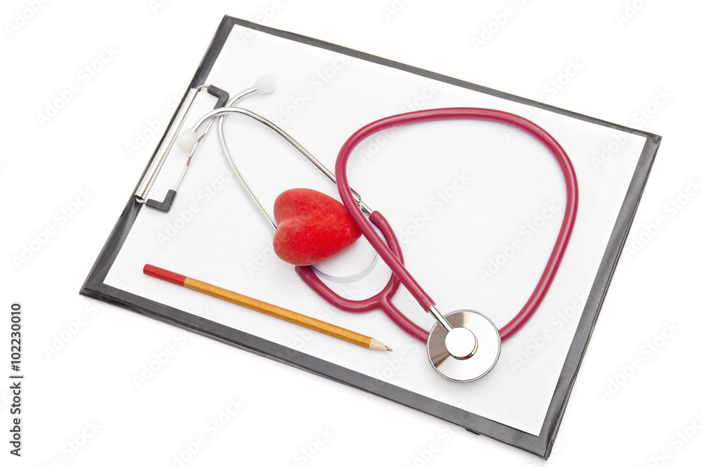 stethoscope on the white background stethoscope on the white background